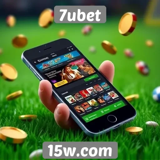 Experiência mobile do site 7ubet