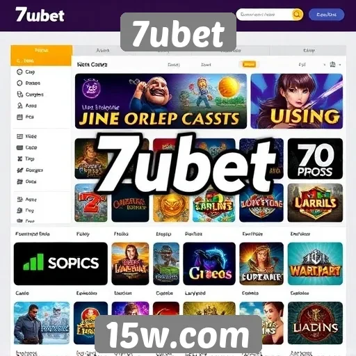 7ubet oferece ampla variedade de jogos online